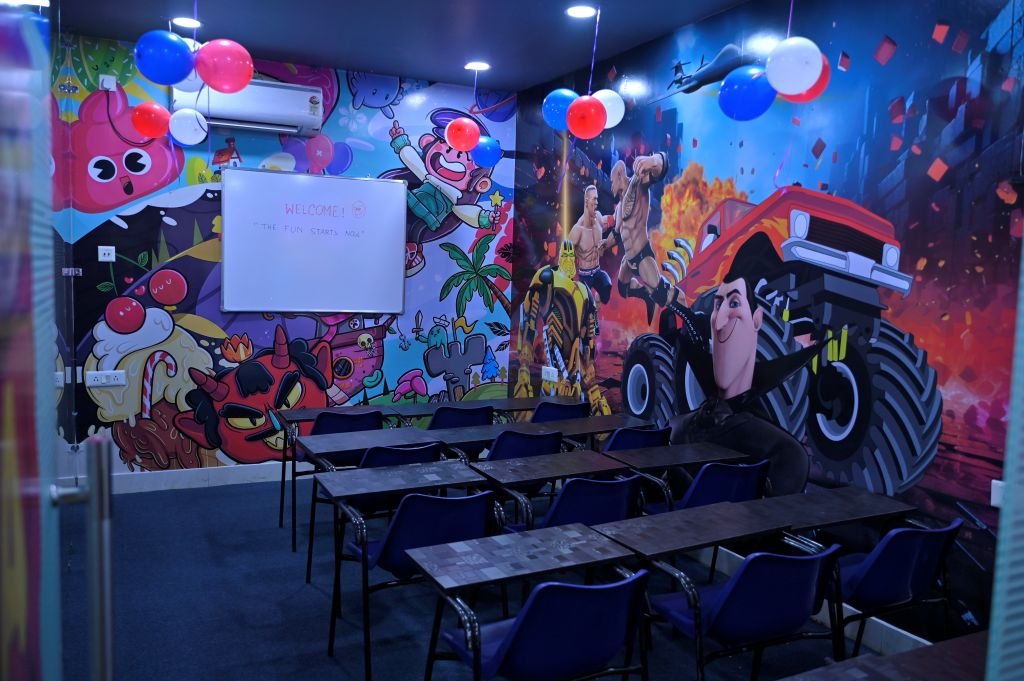 Reliance animation centre class room